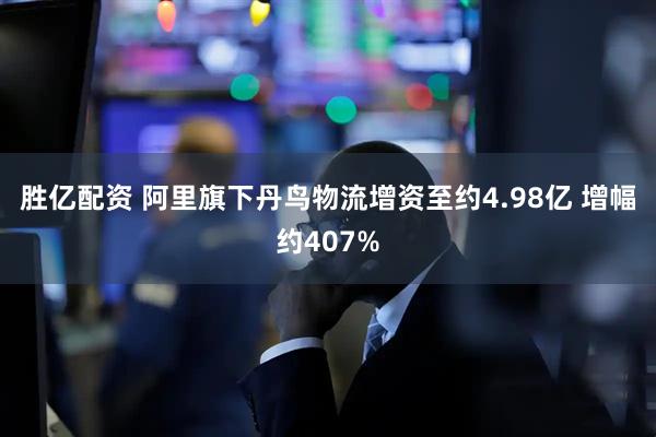 胜亿配资 阿里旗下丹鸟物流增资至约4.98亿 增幅约407%